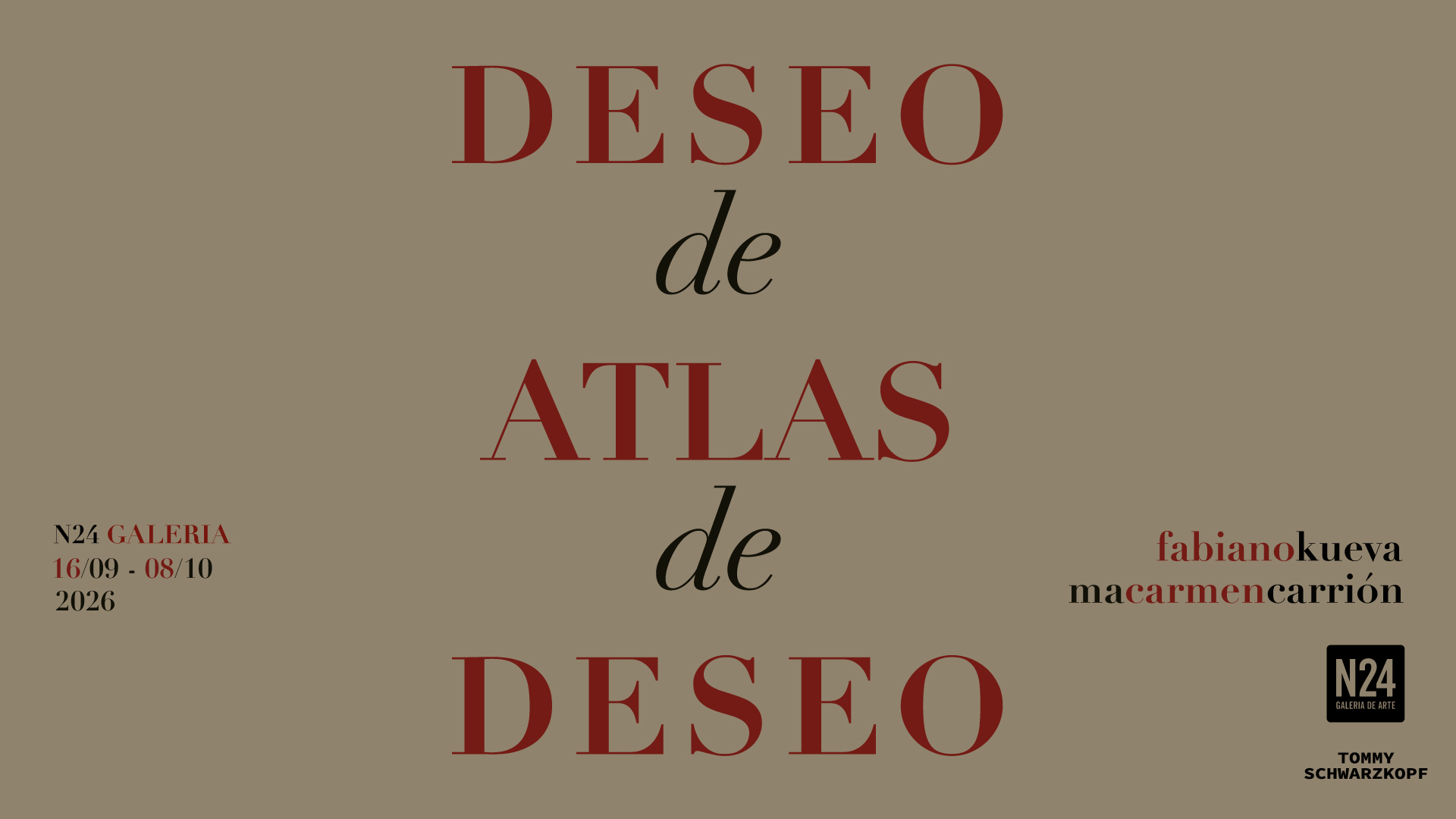 Deseo de atlas de deseo | Fabiano Kueva